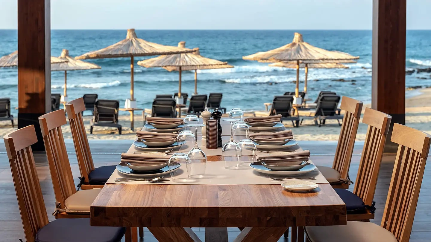 A table by the Cretan Sea · Nana Princess