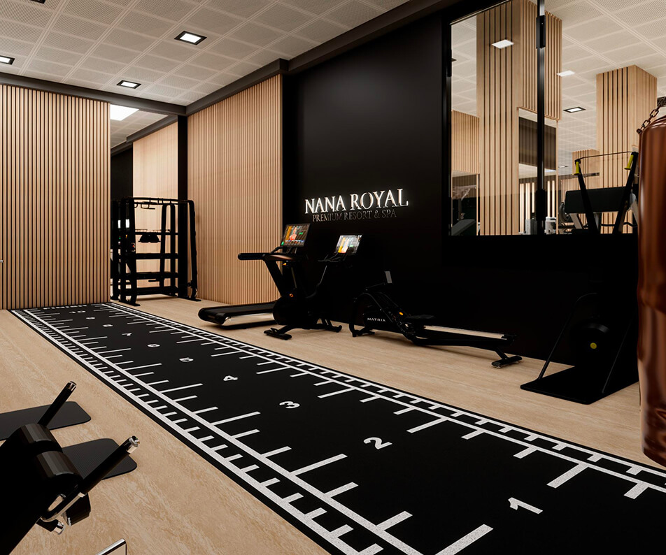 Royal Fitness Club training area